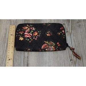 Vera Bradley Floral Wallet Clutch Zip Around Travel‎ Organizer